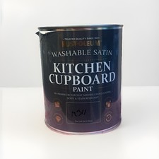 Rust-Oleum Satin Kitchen Cupboard Paint 750ml Colour Sage Green Premium M311