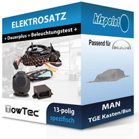 Towtec E-Satz 13Polig Fahrzeugspezifisch Passend für MAN TGE Kasten/Bus NEU