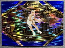 2024 Panini Select WNBA Snapshots Jackie Young #10 Blue Flash Prizm /99