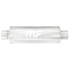 MagnaFlow 12770 Muffler 4" Inlet/4" Outlet Stainless Steel Natural Each