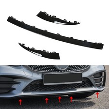 Glanz Schwarz Front Spoiler Für Mercedes W205 S205 C205 AMG Line 2019+ Glanz Schwarz Front Spoiler Für Mercedes W205 S205 C205 AMG Line 2019+
