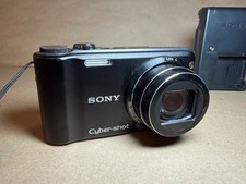 Sony Cyber-shot DSC-H55 14.1MP Digital Camera Black w/ Battery Charger 90 New