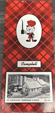 Campbell Scale Models HO Scale Kit #406-1295 Quincy Oil Warehouse & Office NOS!