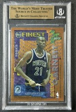 1995 Finest Kevin Garnett Rookie Card RC BGS 9.5 Gem Mint. rookie card picture