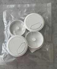 Cable Grommet White Desk Tidy Pack of 4 New In Packaging Desk Tidy Cable Tidy