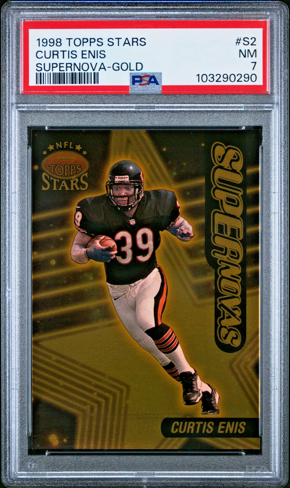 Curtis Enis Topps Stars Supernova #S2 Gold