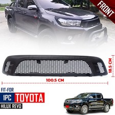 Toyota Hilux Pickup Revo Gun125 Sr M70 M80 Front Grille Matte Black Trd Style