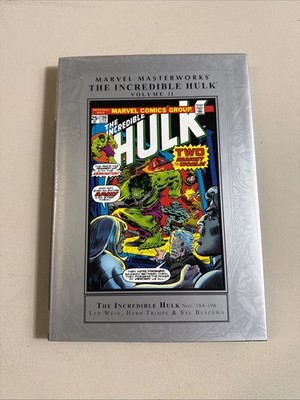 MARVEL MASTERWORKS: THE INCREDIBLE HULK VOL. 11 By Len Wein Hardcover Book