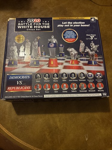 2020 Battle For The White House Schachspiel von Bulbhead NEU VERSIEGELT MIT COA