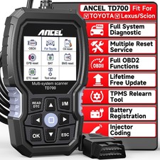 Ancel Td700 All System Obd2 Scanner Car Diagnostic Scan Tool Tpms Fit For Toyota