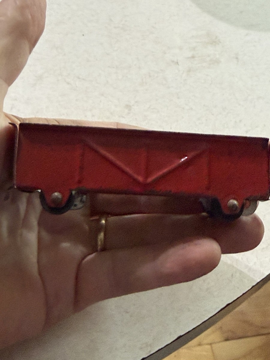4 Ruote/Gomme In Legno Per Giocattoli - Wyandotte Marx, Pressofusa, 7/8 OD, Fatte In USA