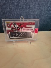Tez Johnson 2025 Panini Instant Ink Encased Rookie Auto Tampa Bay Buccaneers /25