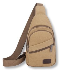 Men Sports Chest Sling Shoulder Bag Cross Body Fanny Pack Sports Travel Backpack