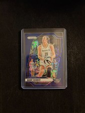2024 Panini Prizm WNBA #94 Maddy Siegrist Blue Pulsar Prizm 032/199 Dallas Wings