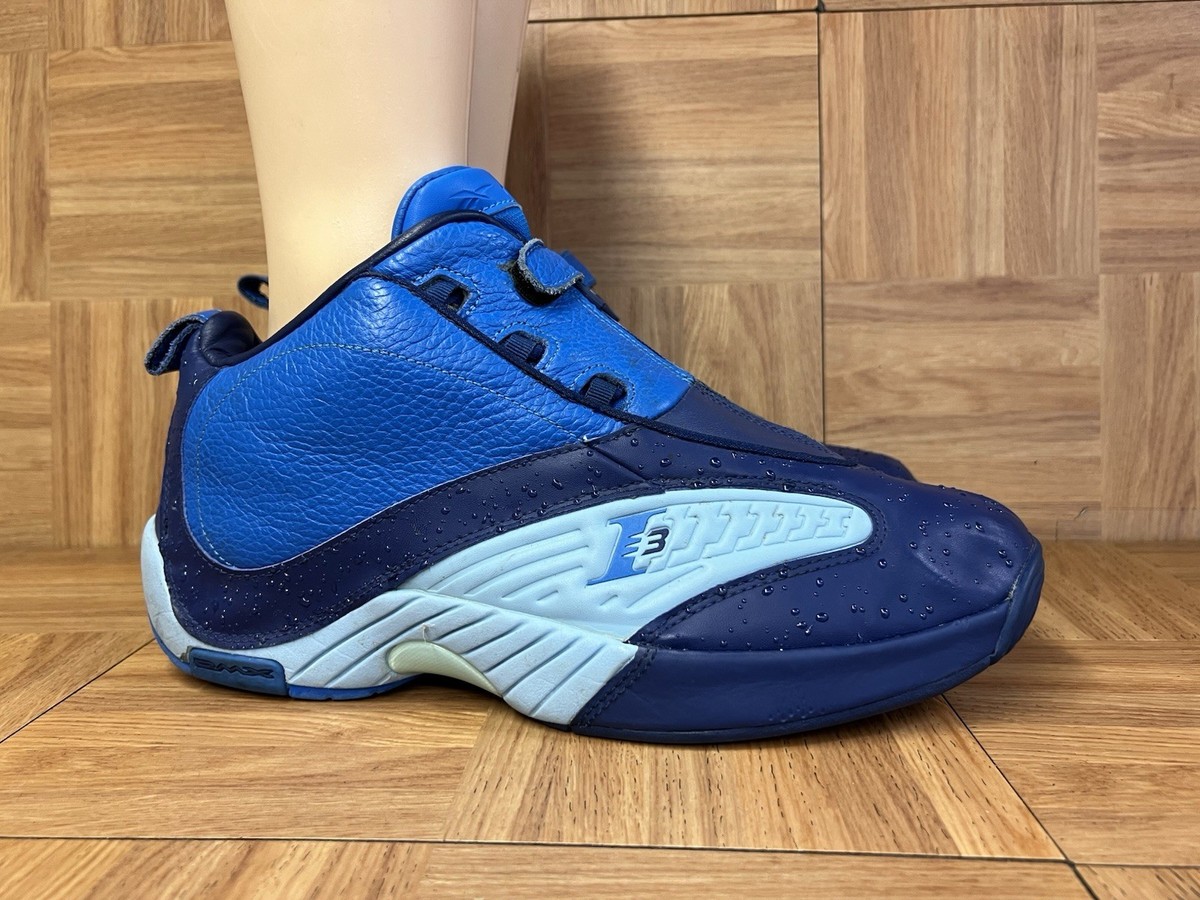 VNTG Sz 13 - Reebok Answer 4 Blue - V48518 Men's Shoes Water Drops