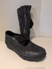 Wolky Shoes Womens 41 Cursa Casual Slip On Elastic Strap Mary Jane Black Leather — photo 1