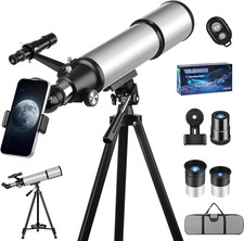 90Mm Aperture 600Mm Telescopes for Kids Adults,Portable High Powered Refractor T