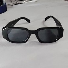 PRADA 211024 Square Full Rim Black Plastic Me...