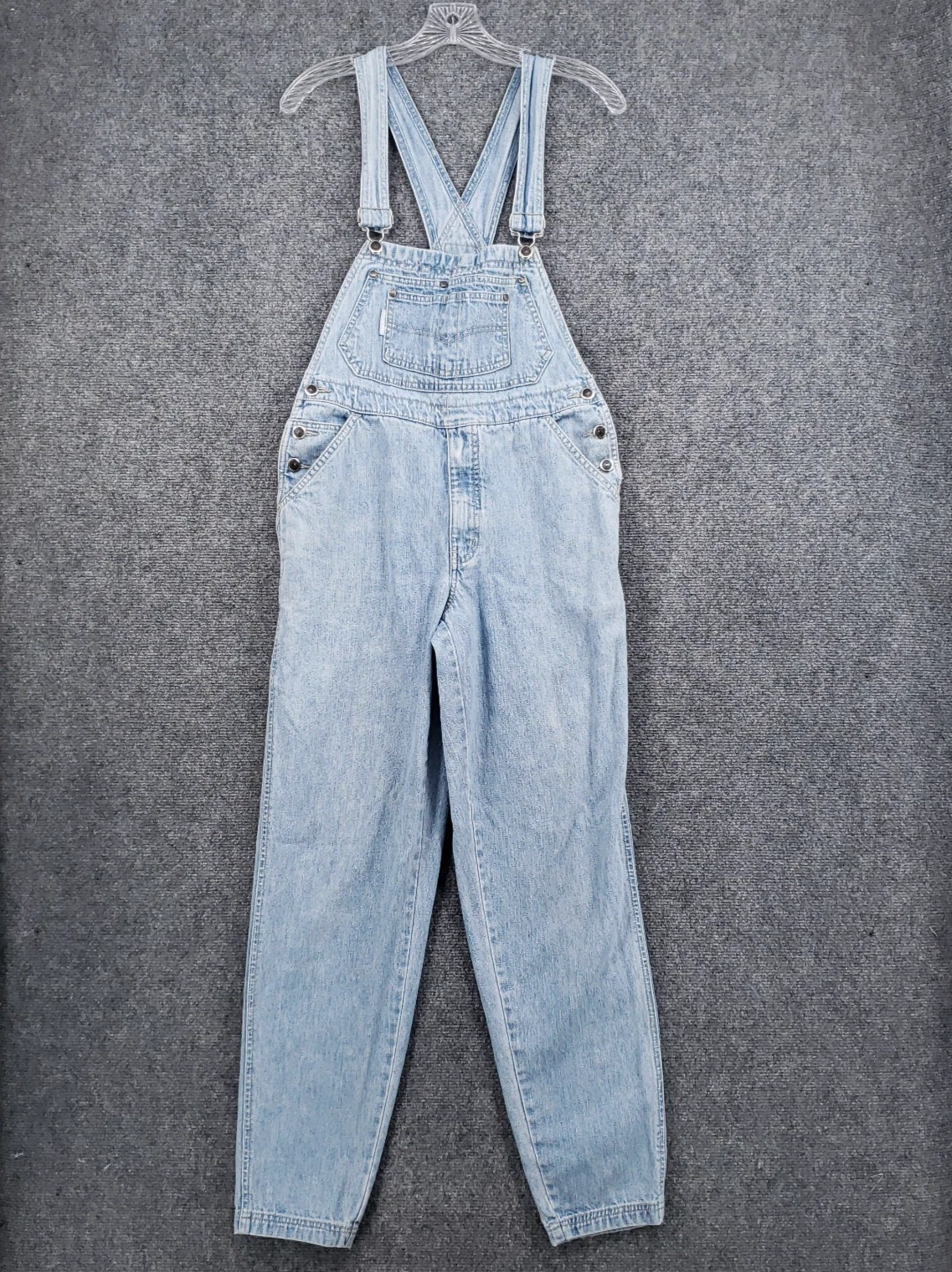 VINTAGE Levis SilverTab Denim Overalls Womens Medium Blue Loose Straight Leg Y2K