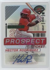 2024 Panini Prospect Edition Holo Signatures Hector Rodriguez #66 Auto 0u66