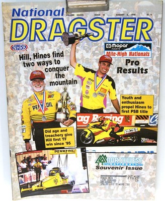 National Dragster	Volume XXXVII NO. 29 August 2, 1996	3910