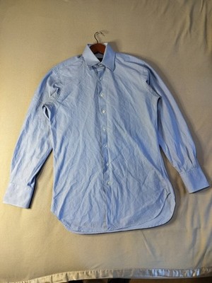 Robert Talbott Best of Class Men's  Long Sleeve Sky Blue Dress Shirt  Sz M.