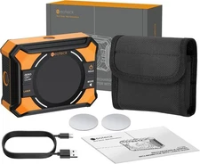 Neoteck 3-in-1 Digital Angle Gauge Inclinometer 4*90° Magnetic with Laser Level