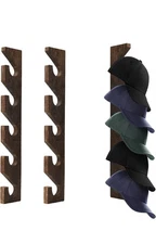 Hat Rack for Baseball Caps Wall Mounted Organizer Holder Storage Display 2 Piece