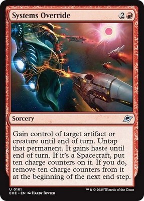 SYSTEMS OVERRIDE x4 mtg NM-M Edge of Eternities 4 Unc