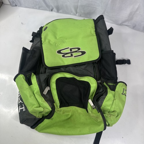 Boombah Superpack Softball Bag Bat HUGE BackPack Green Holds Bats