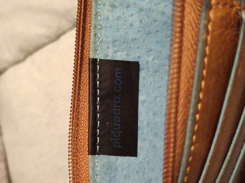 PIQUADRO Portafoglio Uomo Pelle Marrone - Immagine 3 di 4