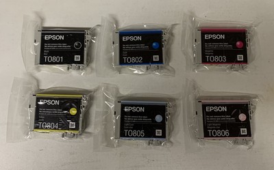 Epson SET T0807 T0801-T0806 C13T08074011 Patrone Kolibri P50 PX 650