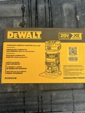 DEWALT DCW600B 20V MAX XR Cordless Compact Router - Tool Only