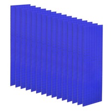 15 Sheet 7200 Pcs 5x5mm Self Adhesive Mirror Mosaic Tiles Sticker, Blue