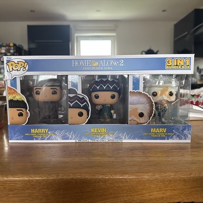 Funko Pop Home Alone 2 Kevin 1918, Harry 1917 & Marv 1919 3 in 1 Konvolut Box