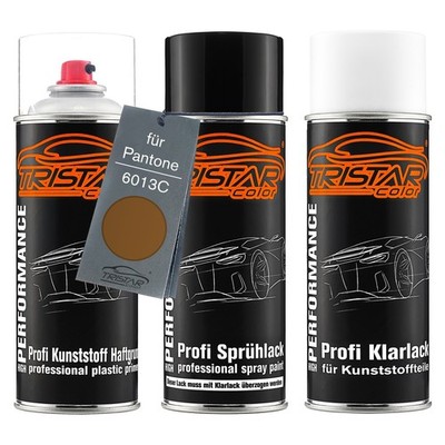 Autolack Spraydosen Set für Kunststoff Stoßstange für Pantone 6013C Brown