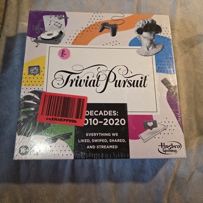 Hasbro Gaming Trivial Pursuit Decades 2010-2020 Trivia Board Game 17+
