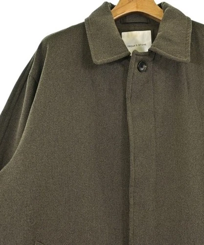 FREAK'S STORE Balmacaan Coats Brown L 2200712042017 image 5