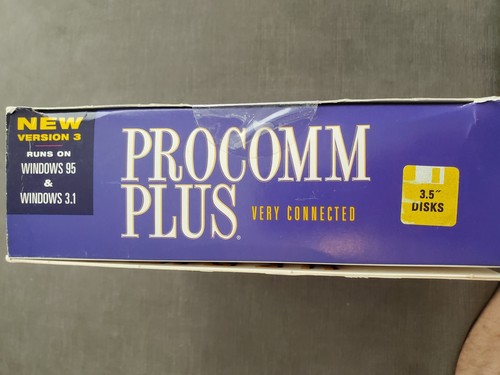 Procomm Plus pour Windows 3.1 & 95, logiciel neuf dans sa boîte v3.0 complet/scellé - Photo 3/5