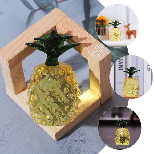 Crystal Pineapple Decoration Artificial Office Ornaments Home Figurine - Picture 6 of 12