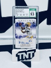 Jamarr Chase 2021 Panini Chronicles Gold Origins Rookie Auto /5  CSG 9.5