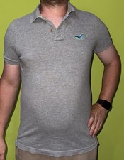 Hollister Polo Grau M