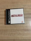 Metal Gear Solid Sony PlayStation 1 PS1 Complete in Box CIB W Registration