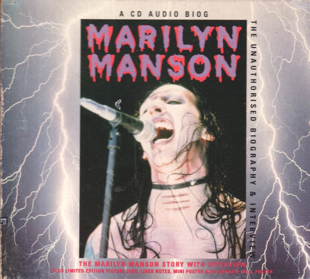 Marilyn Manson Unauthorised Biography & Interview CD USA All-Talk 1999 with