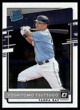 2020 Donruss Optic Yoshitomo Tsutsugo Rookie Tampa Bay Rays #61