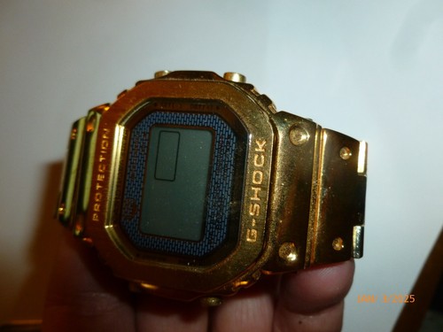 CASIO G-Shock Watch Metal Square Gold Tone Tough Solar GMWB5000GD-9 - Picture 11 of 11