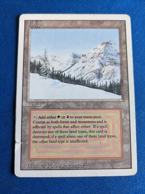 Taiga 1x MtG Revised PLAYED **See Pictures!** | eBay
