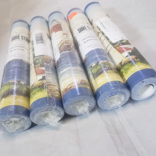 Lighthouse Sea Side Prepasted Sure Strip Wallpaper R-417730 Made in USA 5 rolls - Picture 8 of 8