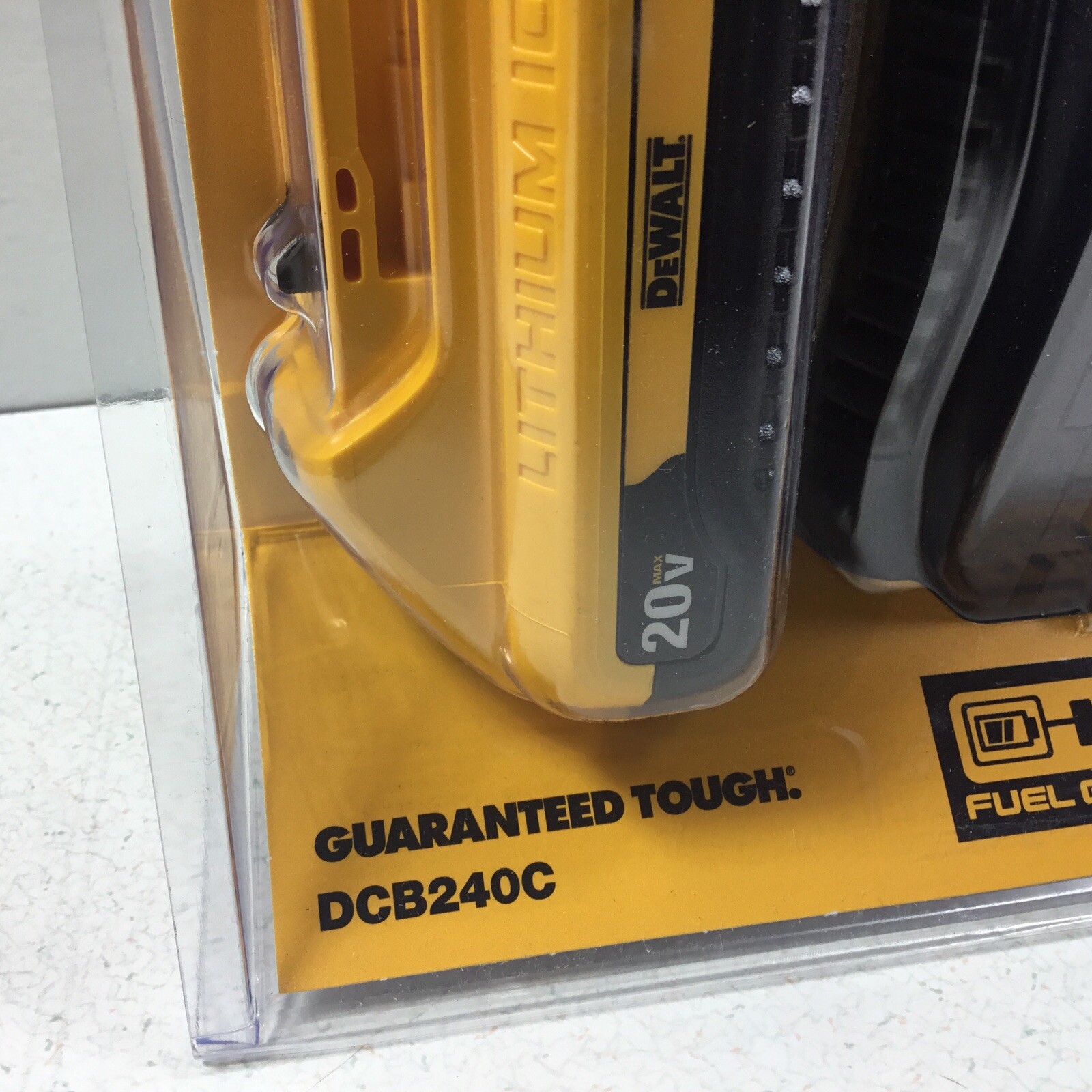 DEWALT DCB240C 4 Ah Lithium Ion Battery DCB113 80WH Fuel Gauge 12V/20V