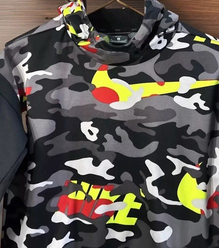 Nike Dri Fit Boys Therma Camouflage Pullover Hoodie Sz XL EC BV3787 - Picture 2 of 10